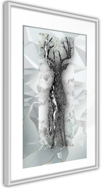 Juliste Artgeist Silver Deer, kehyksillä, eri kokoja