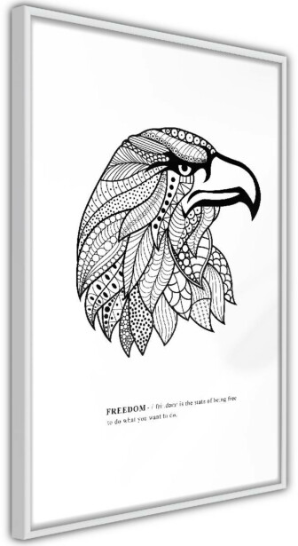 Juliste Artgeist Eagle of Freedom, kehyksillä, eri kokoja