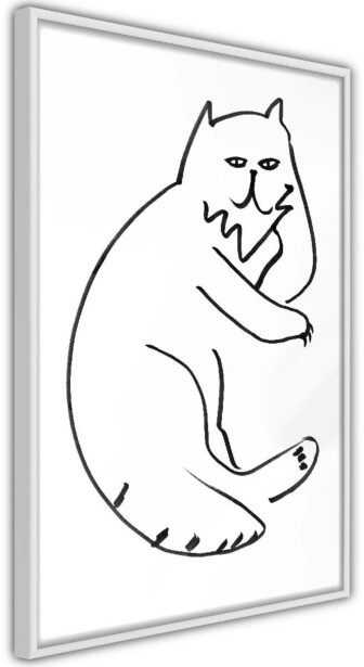 Juliste Artgeist Cat Relaxing, kehyksillä, eri kokoja