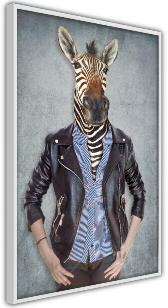 Juliste Artgeist Zebra Ewa, kehyksillä, eri kokoja
