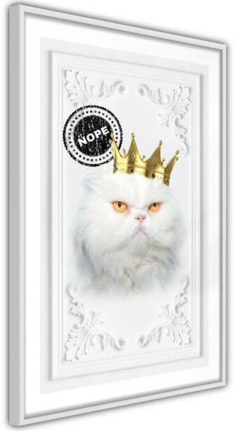 Juliste Artgeist The King Cat, kehyksillä, eri kokoja