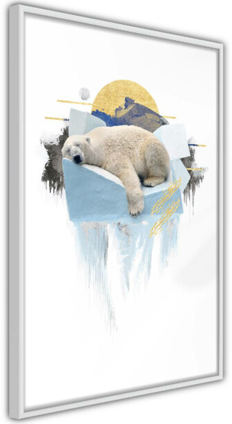 Juliste Artgeist Polar Bear, kehyksillä, eri kokoja