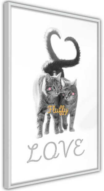 Juliste Artgeist Fluffy Love, kehyksillä, eri kokoja