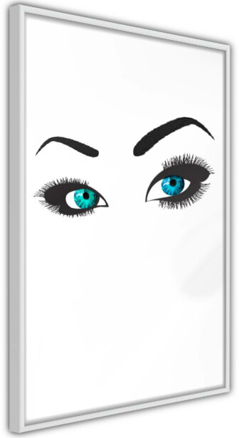 Juliste Artgeist Two-Colored Eyes, kehyksillä, eri kokoja