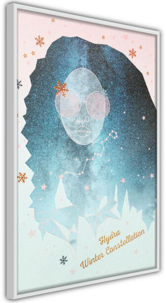 Juliste Artgeist Hydra Winter Constellation, kehyksillä, eri kokoja