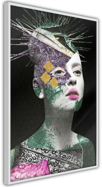 Juliste Artgeist Colourful Portrait, kehyksillä, eri kokoja
