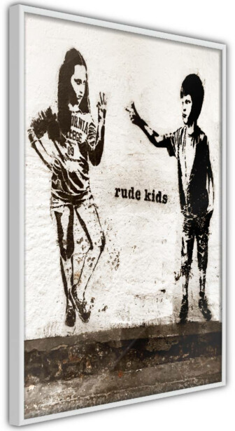 Juliste Artgeist Rude Kids, kehyksillä, eri kokoja