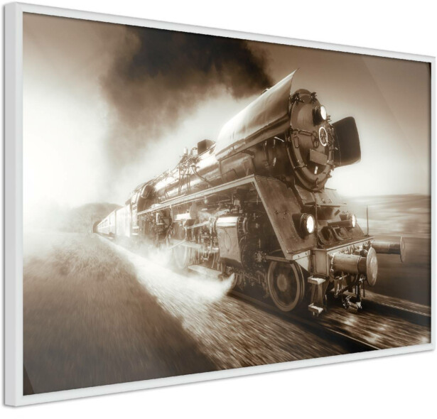 Juliste Artgeist Locomotive, kehyksillä, eri kokoja