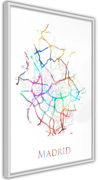 Juliste Artgeist Madrid, kehyksillä, eri kokoja