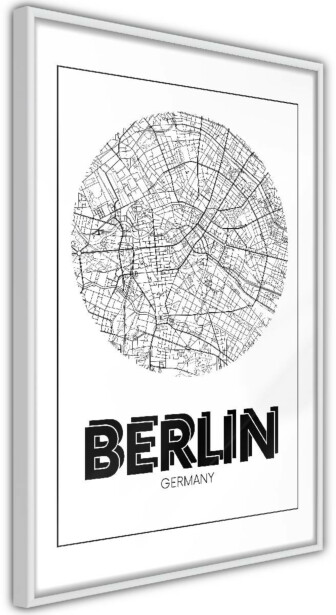 Juliste Artgeist Retro Berlin, kehyksillä, eri kokoja