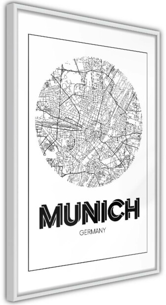 Juliste Artgeist Retro Munich, kehyksillä, eri kokoja