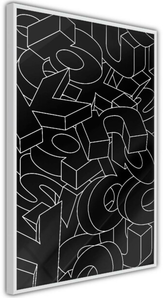 Juliste Artgeist Alphabet, kehyksillä, eri kokoja