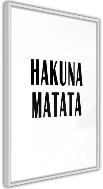 Juliste Artgeist Hakuna Matata, kehyksillä, eri kokoja