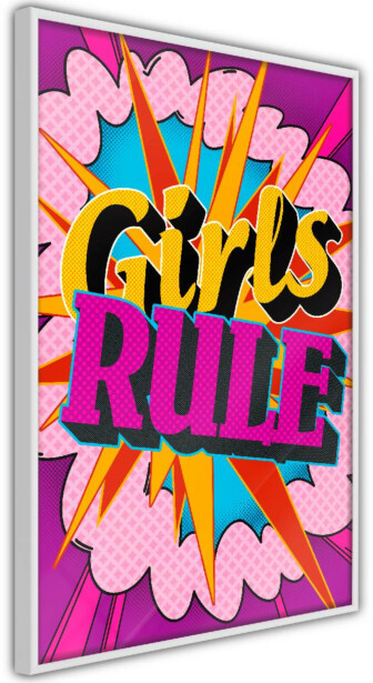 Juliste Artgeist Girls Rule II, kehyskartongilla, kehyksillä, eri kokoja