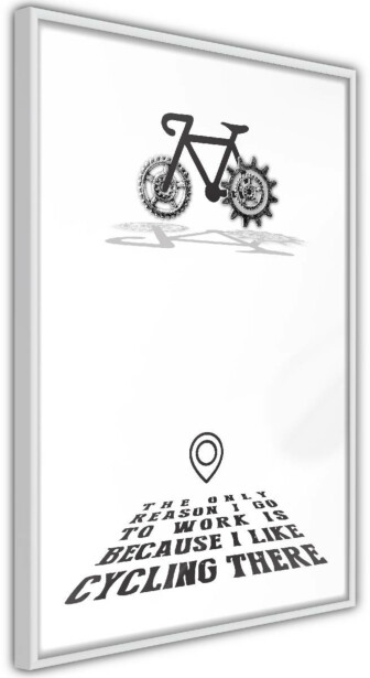 Juliste Artgeist I like Cycling, kehyksillä, eri kokoja