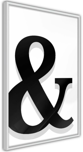 Juliste Artgeist Decorative Letter, kehyksillä, eri kokoja