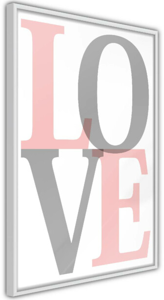 Juliste Artgeist Grey Love, kehyksillä, eri kokoja