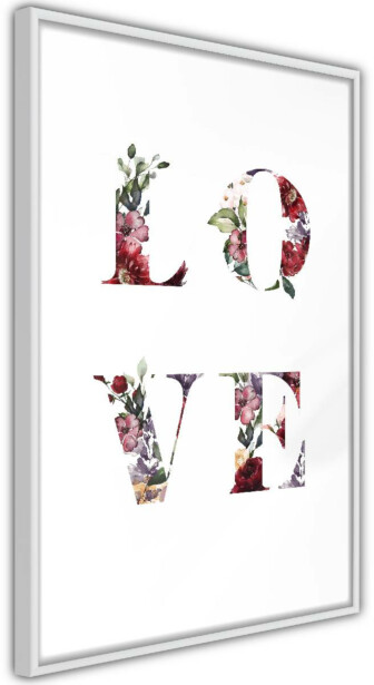Juliste Artgeist Love in Flowers, kehyksillä, eri kokoja