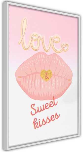 Juliste Artgeist Sweet Kisses, kehyksillä, eri kokoja