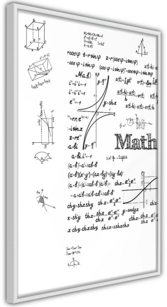 Juliste Artgeist Math, kehyksillä, eri kokoja