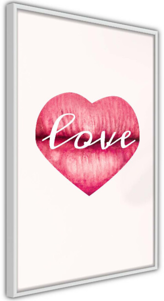 Juliste Artgeist Love Lips, kehyksillä, eri kokoja