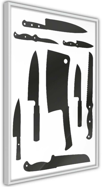 Juliste Artgeist Cleaver and Knives, kehyksillä, eri kokoja