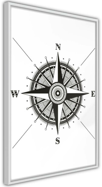 Juliste Artgeist Compass, kehyksillä, eri kokoja