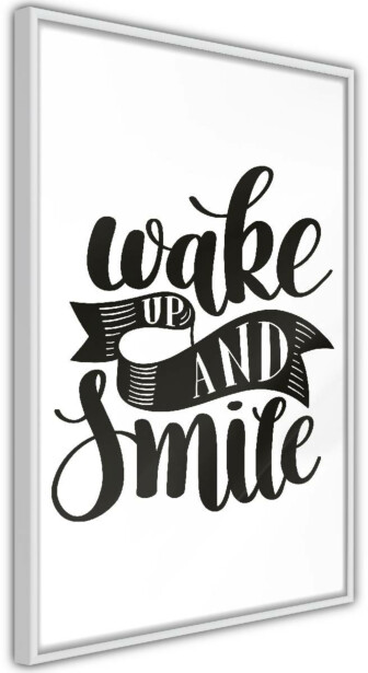 Juliste Artgeist Wake up and Smile, kehyksillä, eri kokoja