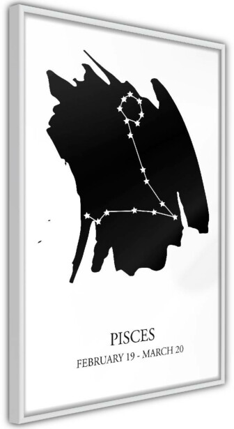 Juliste Artgeist Zodiac Signs: Pisces, kehyksillä, eri kokoja