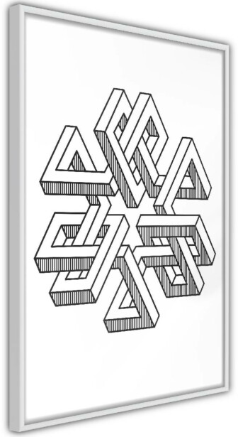 Juliste Artgeist Geometric Clover, kehyksillä, eri kokoja