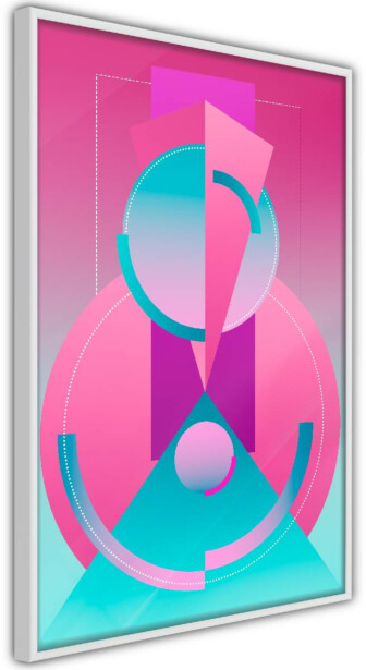 Juliste Artgeist Geometric Locomotive, kehyksillä, eri kokoja