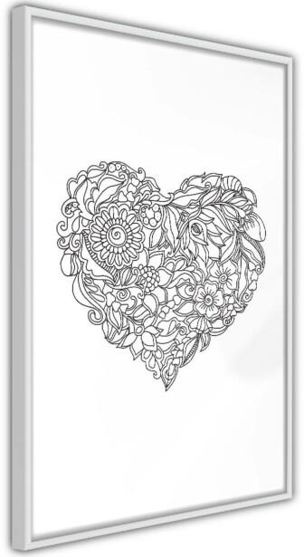 Juliste Artgeist Ethnic Heart, kehyksillä, eri kokoja