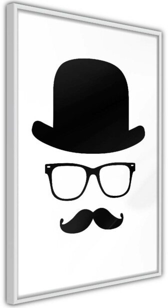 Juliste Artgeist Retro Mustache, kehyksillä, eri kokoja