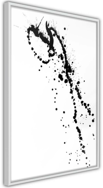 Juliste Artgeist Black Splash, kehyksillä, eri kokoja