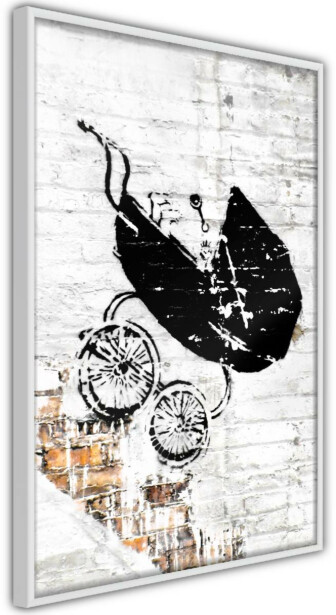 Juliste Artgeist Speeding Stroller, kehyksillä, eri kokoja