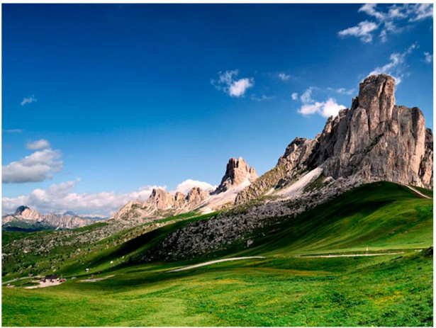 Kuvatapetti Artgeist Passo di Giau - Dolomites, Italy, eri kokoja