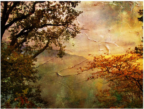Kuvatapetti Artgeist Painted autumn, eri kokoja