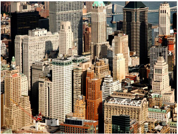 Kuvatapetti Artgeist Skyscrapers, Manhattan, eri kokoja