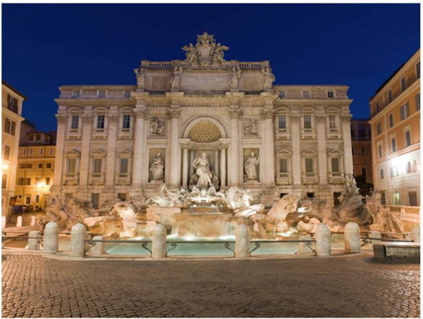 Kuvatapetti Artgeist Trevi Fountain - Rome, eri kokoja