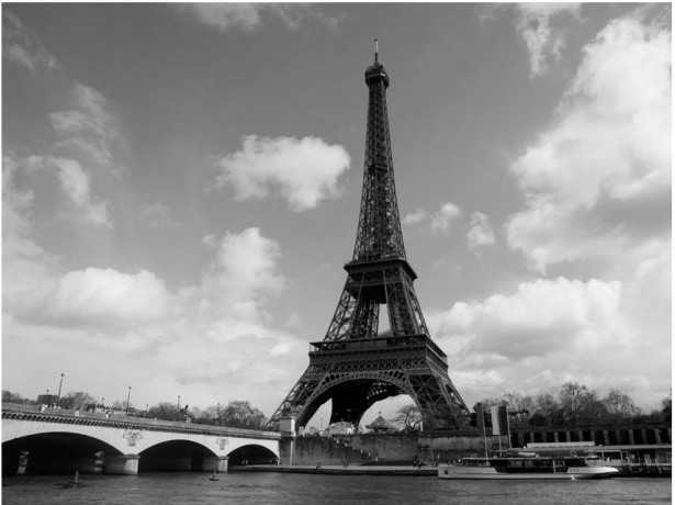 Kuvatapetti Artgeist Seine and Eiffel Tower, eri kokoja