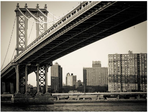 Kuvatapetti Artgeist Manhattan Bridge, New York, eri kokoja