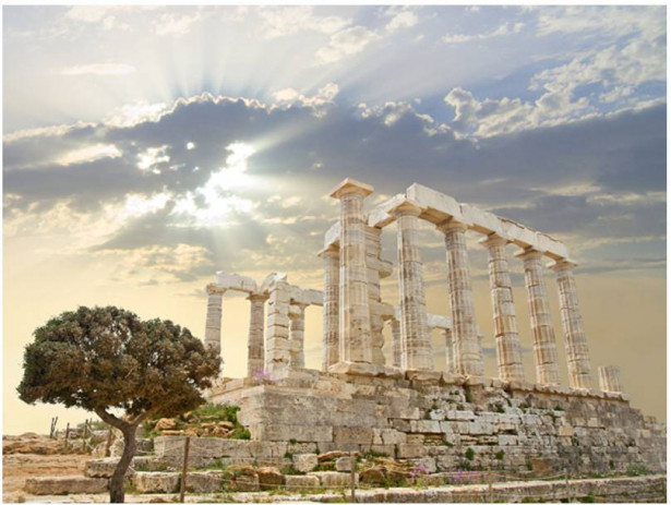 Kuvatapetti Artgeist Acropolis, Kreikka, eri kokoja