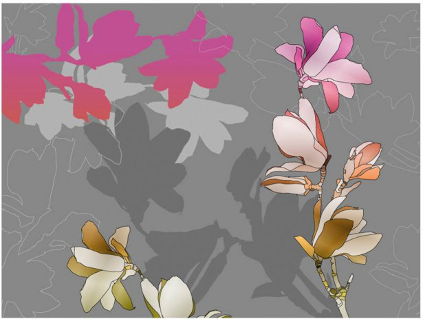 Kuvatapetti Artgeist Pastel magnolias, eri kokoja