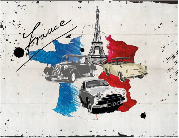 Kuvatapetti Artgeist Admirer of cars - France, eri kokoja