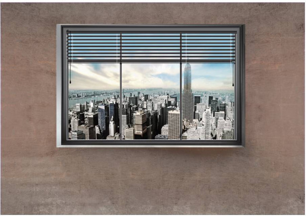Kuvatapetti Artgeist New York window, eri kokoja