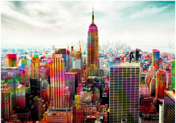 Kuvatapetti Artgeist Colors of New York City, eri kokoja