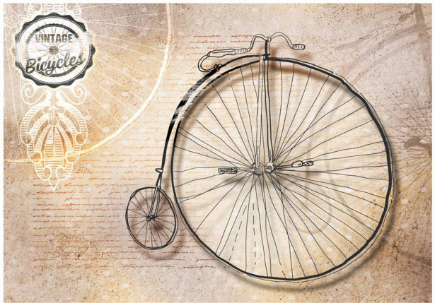 Kuvatapetti Artgeist Vintage bicycles - sepia, eri kokoja