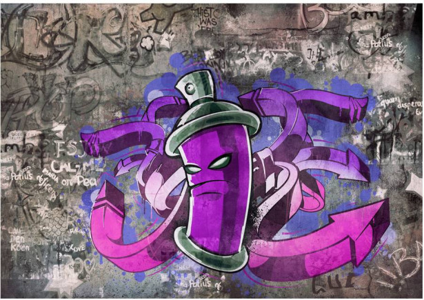 Kuvatapetti Artgeist Graffiti spray can, eri kokoja