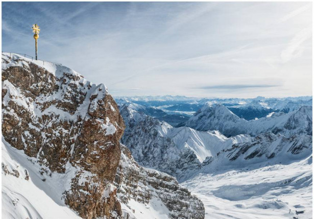 Kuvatapetti Artgeist Alps - Zugspitze, eri kokoja