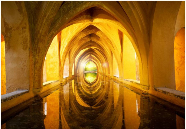 Kuvatapetti Artgeist The Golden Corridor, eri kokoja